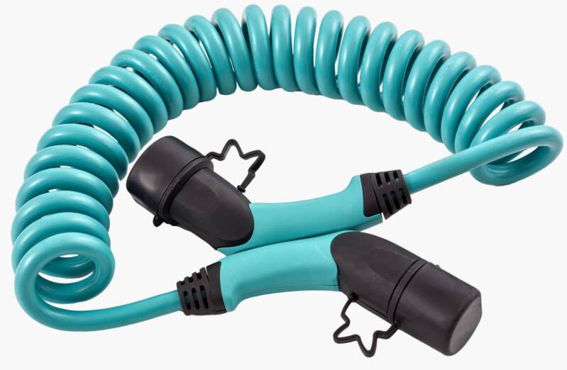 Krul laadkabel Type 2 3 fase 32 Ampère 22 kW van 5 meter