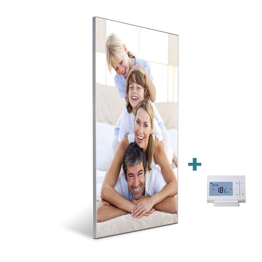 Infrarood paneel Eigen ontwerp, 800W, 61×91.5cm, met display thermostaat